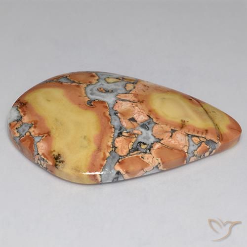 Jasper Gemstone in 41.7 x 30.1 mm Size for Sale, Jasper Stone in Multicolor Color
