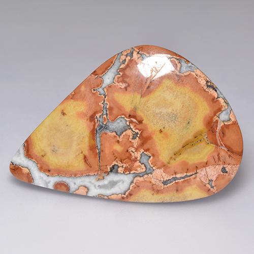41.91 ct Multicolor Jasper Stone, Natural Jasper in Fancy Cabochon Shape for Sale