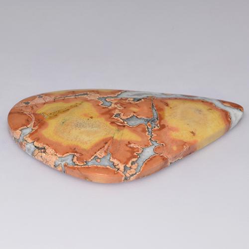 Jasper Gemstone in 44.3 x 29.8 mm Size for Sale, Jasper Stone in Multicolor Color