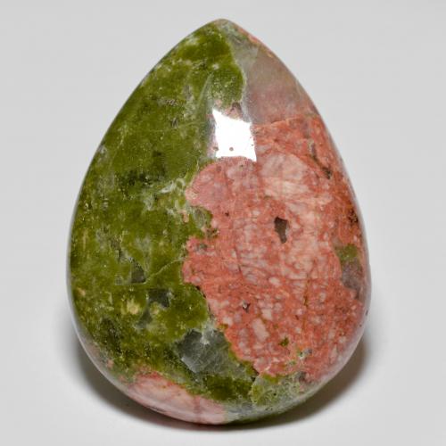 Multicolor Jasper Gem - 29.4ct Pear Cabochon (ID: 580147)
