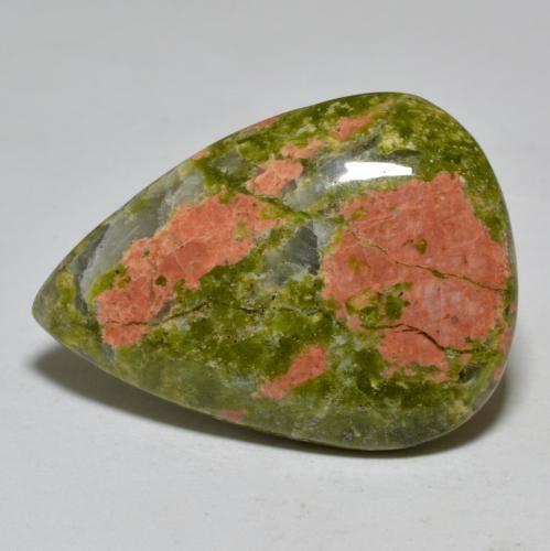 24.54 ct Multicolor Jasper Stone, Natural Jasper in Pear Cabochon Shape for Sale