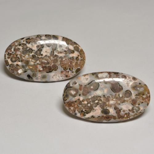 Multicolor Jasper Gem - 12.1ct Oval Cabochon (ID: 584670)