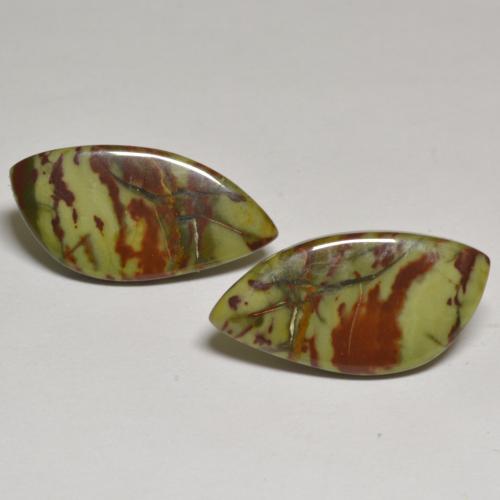 Multicolor Jasper Gem - 8.2ct Fancy Cabochon (ID: 584673)