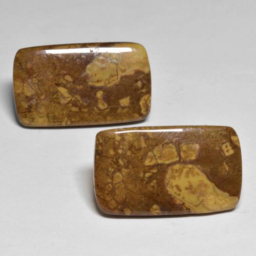 Multicolor Jasper Gem - 13.1ct Cushion Cabochon (ID: 584701)