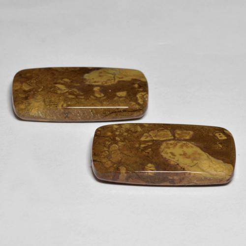 Jasper Gemstones in 22.6 x 13.5 mm Size for Sale, Jasper Stones in Multicolor Color