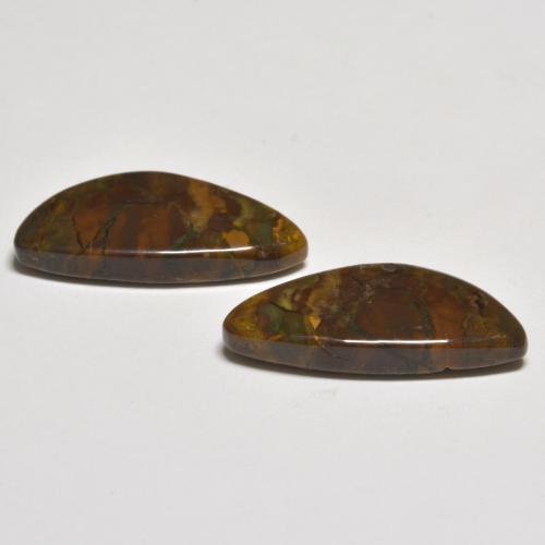 Jasper Gemstones in 20.5 x 9.2 mm Size for Sale, Jasper Stones in Multicolor Color