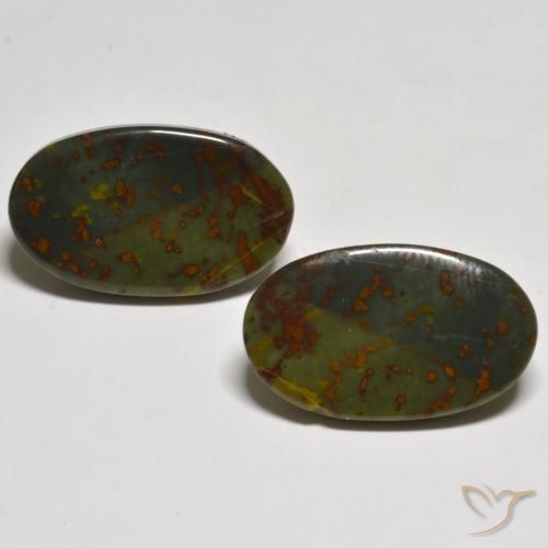 18.15ctw Natural Multicolor Jasper, Oval, Opaque