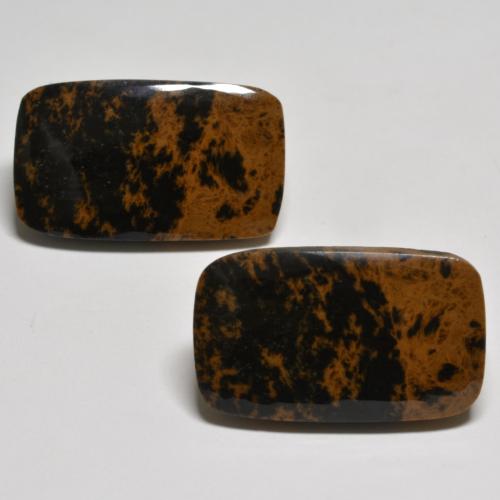 Mehrfarbig Jaspis Edelstein - 12.8ct Kissen Cabochon (ID: 584837)