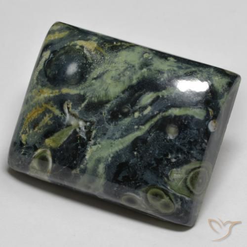 50.87ct Natural Multicolor Jasper, Baguette, Opaque