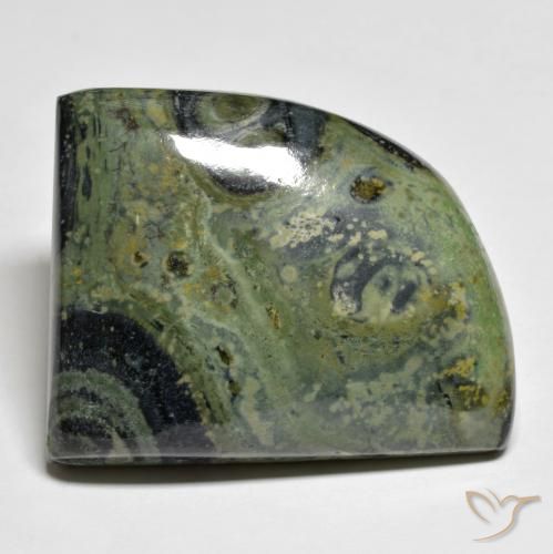 47.54 ct Multicolor Jasper Stone, Natural Jasper in Fancy Cabochon Shape for Sale