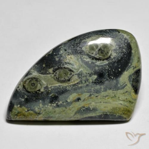 49.65 ct Multicolor Jasper Stone, Natural Jasper in Fancy Cabochon Shape for Sale