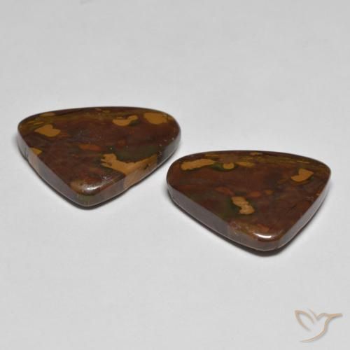 Jasper Gemstones in 18.5 x 15 mm Size for Sale, Jasper Stones in Multicolor Color