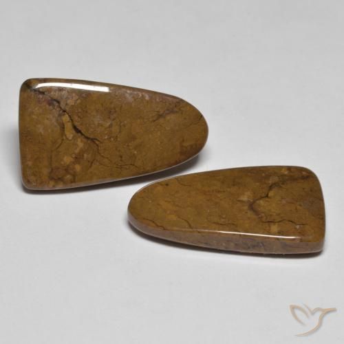 17.90 ctw Multicolor Jasper Stones, Natural Jasper in Fancy Cabochon Shape for Sale