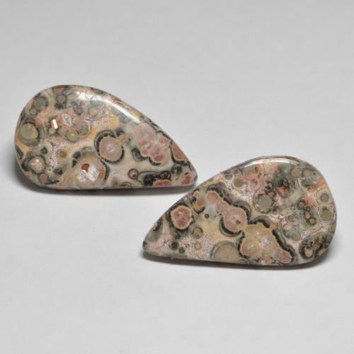 Multicolor Jasper Gem - 8.5ct Fancy Cabochon (ID: 585360)