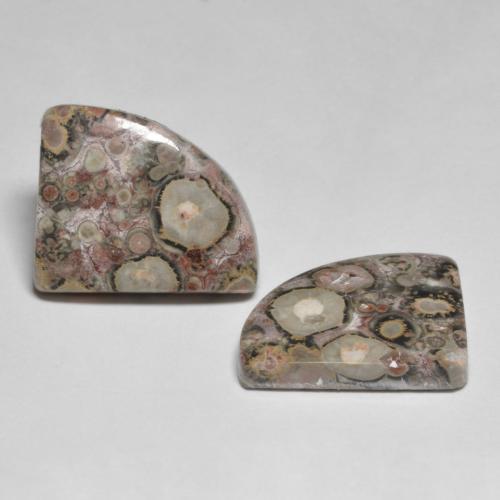 8.02 ctw Multicolor Jasper Stones, Natural Jasper in Fancy Cabochon Shape for Sale