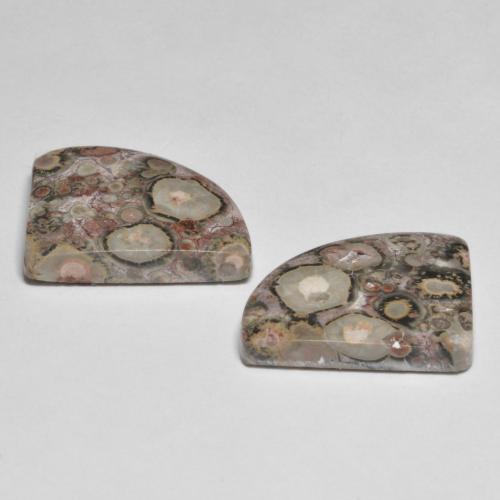 Jasper Gemstones in 14.2 x 11.9 mm Size for Sale, Jasper Stones in Multicolor Color