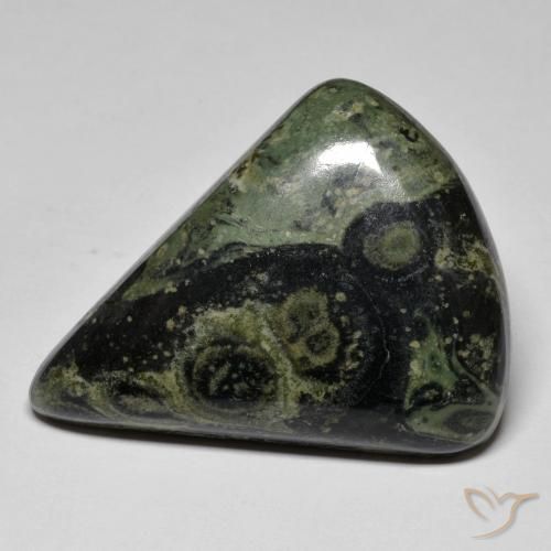 35.75ct Natural Multicolor Jasper, Pear Shape, Opaque