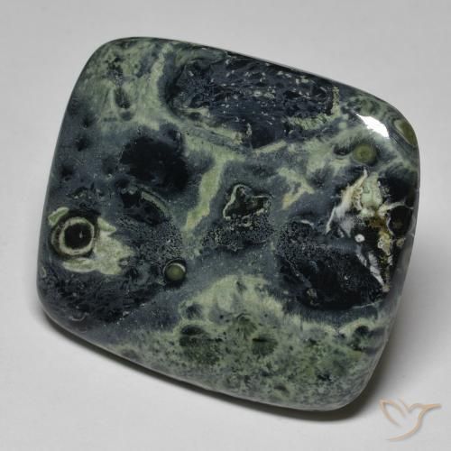 35.95ct Natural Multicolor Jasper, Cushion, Opaque