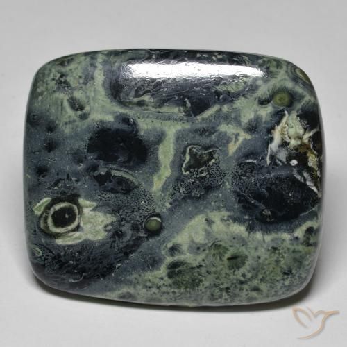 35.95 ct Multicolor Jasper Stone, Natural Jasper in Cushion Cabochon Shape for Sale