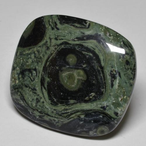 Multicolor Jasper Gem - 39ct Cushion Cabochon (ID: 585532)