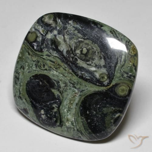 39.04ct Natural Multicolor Jasper, Cushion, Opaque