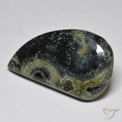 36.13 ct Multicolor Jasper Stone, Natural Jasper in Fancy Cabochon Shape for Sale