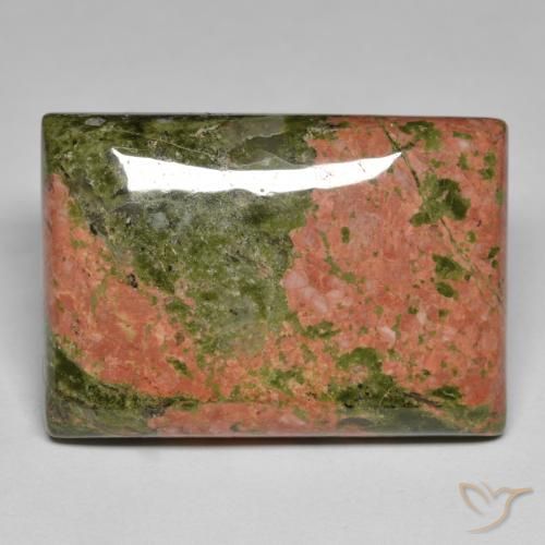48.33 ct Multicolor Jasper Stone, Natural Jasper in Baguette Cabochon Shape for Sale
