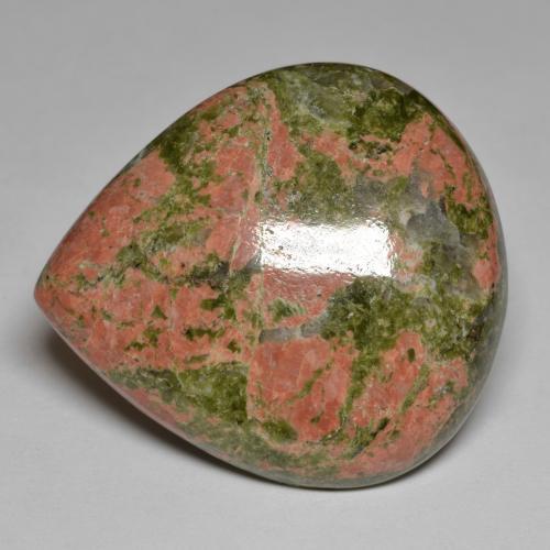 53.99 ct Multicolor Jasper Stone, Natural Jasper in Pear Cabochon Shape for Sale
