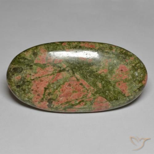 78.93 ct Multicolor Jasper Stone, Natural Jasper in Oval Cabochon Shape for Sale