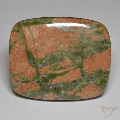 Multicolor Jasper Gem - 79.3ct Cushion Cabochon (ID: 585603)