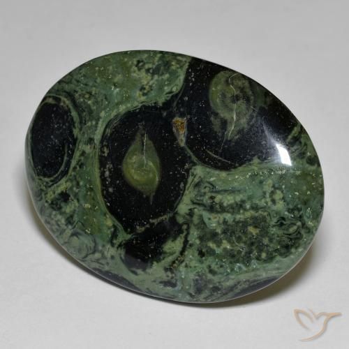 41.84ct Natural Multicolor Jasper, Oval, Opaque