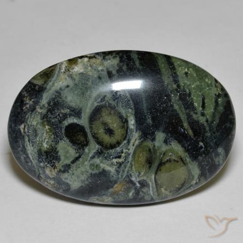 29.96ct Natural Multicolor Jasper, Oval, Opaque