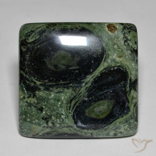 37.53 ct Multicolor Jasper Stone, Natural Jasper in Square Cabochon Shape for Sale