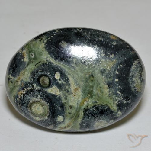 63.38 ct Multicolor Jasper Stone, Natural Jasper in Oval Cabochon Shape for Sale