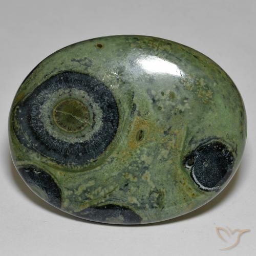 63.65ct Natural Multicolor Jasper, Oval, Opaque, Photo A