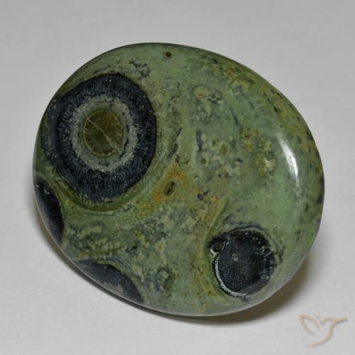 63.65 ct Multicolor Jasper Stone, Natural Jasper in Oval Cabochon Shape for Sale