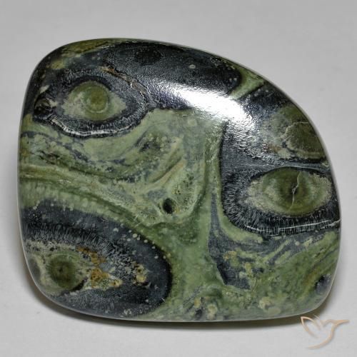 49.58 ct Multicolor Jasper Stone, Natural Jasper in Fancy Cabochon Shape for Sale