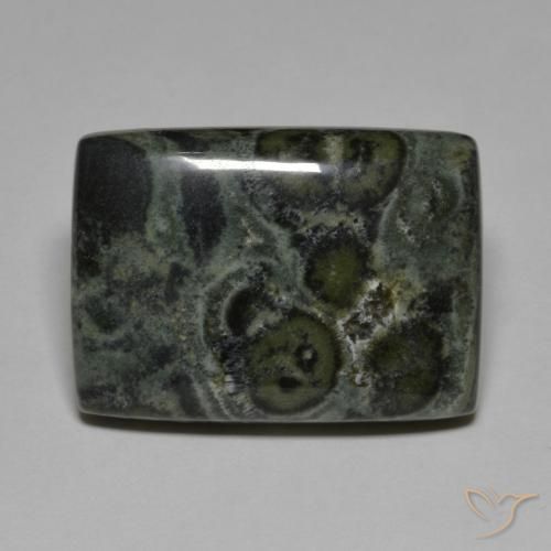 31.93 ct Multicolor Jasper Stone, Natural Jasper in Baguette Cabochon Shape for Sale