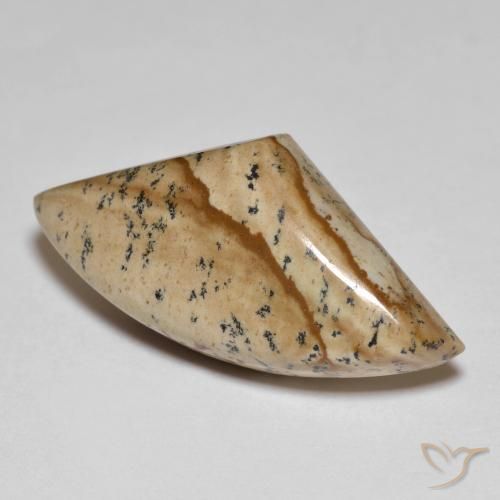 16.32 ct Multicolor Jasper Stone, Natural Jasper in Fancy Cabochon Shape for Sale