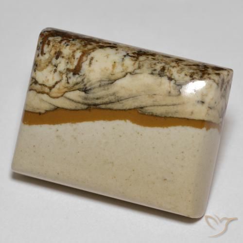 24.30ct Natural Multicolor Jasper, Baguette, Opaque