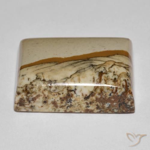 Jasper Gemstone in 20.8 x 15.8 mm Size for Sale, Jasper Stone in Multicolor Color