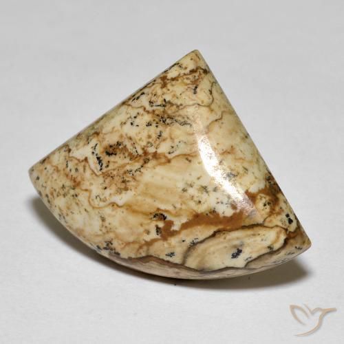 17.77 ct Multicolor Jasper Stone, Natural Jasper in Fancy Cabochon Shape for Sale
