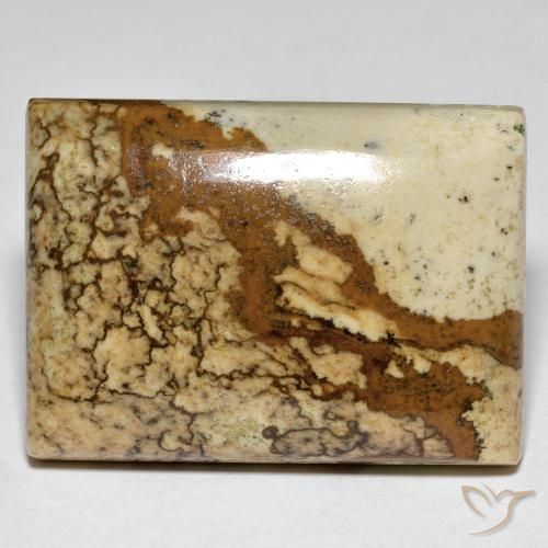38.31 ct Multicolor Jasper Stone, Natural Jasper in Baguette Cabochon Shape for Sale