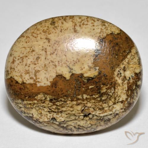 32.88ct Natural Multicolor Jasper, Oval, Opaque