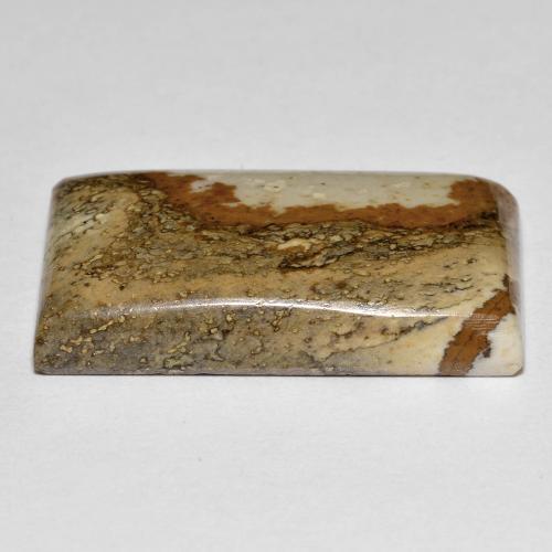 Jasper Gemstone in 26.1 x 16.1 mm Size for Sale, Jasper Stone in Multicolor Color
