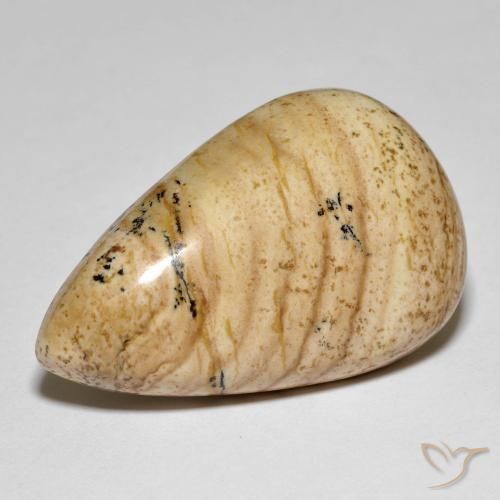 32.33 ct Multicolor Jasper Stone, Natural Jasper in Pear Cabochon Shape for Sale