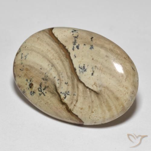 23.20ct Natural Multicolor Jasper, Oval, Opaque