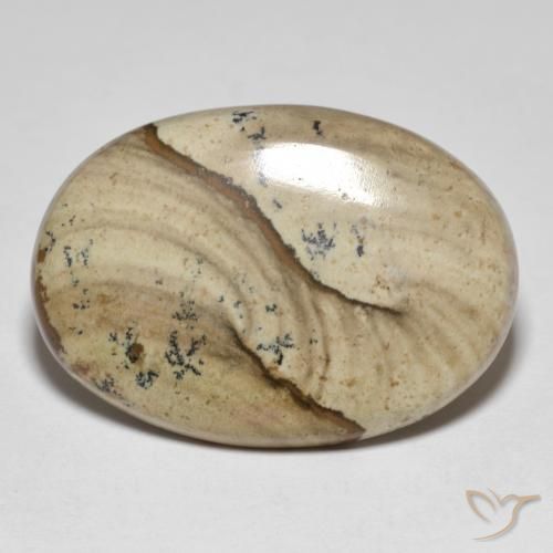 23.20 ct Multicolor Jasper Stone, Natural Jasper in Oval Cabochon Shape for Sale