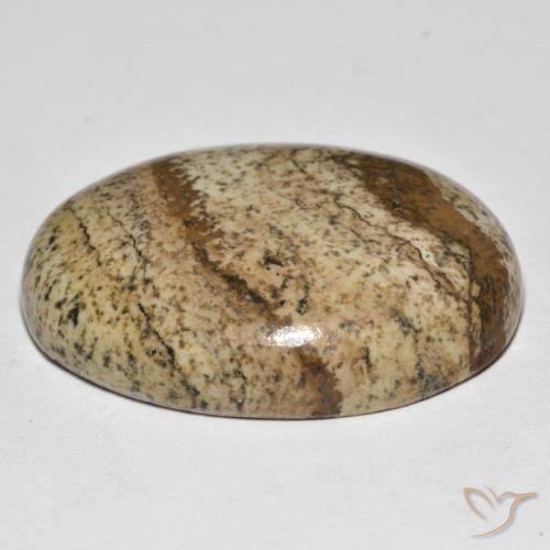 Jasper Gemstone in 30 x 22 mm (calibrated) Size for Sale, Jasper Stone in Multicolor Color