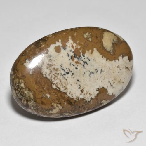 34.78ct Natural Multicolor Jasper, Oval, Opaque